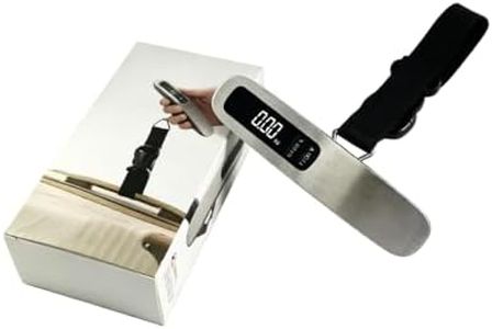 ChayWillow Portable Digital Luggage Scale 50kg Stainless Steel