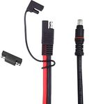 SolarEnz SAE Solar Connector and to DC8mm Adapter Cable Perfectly Compatible with Solar Generator Portable Power Station and Solar Panel