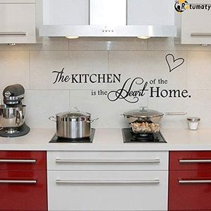 Rotumaty 'The Kitchen' Quote Wall Stickers Kitchen & Dining Room Wall Decal Vinyl Home Décor (Size A)