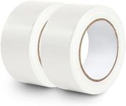 RAINHOL 2 Roll White Duct Tape Heavy Duty, Waterproof Duct Tape White for Indoor & Outdoor Repairs, 2 Inches x 30 Yards, Adhesive, Flexible, No Residue and Tear by Hand - 7.5 Mil