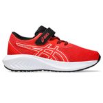 ASICS Kid's PRE Excite 10 Pre-School Running Shoes, 2H, Fiery RED/White