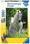 Ravensburger Children's Puzzle - 12927 White Mare - Horse Puzzle for Children from 6 Years with 100 Pieces in XXL Format