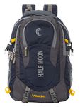 Half Moon 45L Hammer Waterproof Rucksack Bags for Men/Trekking Bags for Men, Navy Blue | With 17.3" Laptop Compartment & Rain cover | For Trekking, Hiking, Travel Backpack for Men & Women