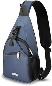 AMJ Tactical Chest Sling Bag for Men,Theft Crossbody Bag,Lightweight Hiking Shoulder Pack for Cycling, Travel, Camping