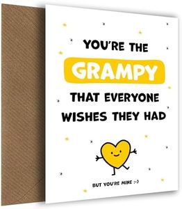 Cute Grampy Birthday Cards - You're the Grampy Everyone Wishes they Had - Happy Birthday Grampy Card that's a Heartfelt, Special Keepsake (But You're Mine)