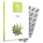 Healthspan Sage 2,000mg (120 Tablets) | Menopause Relief | Women's Health | Natural Extract of Botanical Sage | Natural Phytoestrogen | Natural Plant Oestrogen | Vegan