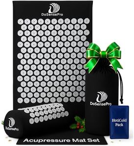 Acupressure Mat & Pillow Set - Acupressure Therapy for Back and Neck Pain Relief, Sciatica, and Pressure Point Aches Ideal Acupuncture Mat for Sleeping Aid & Recovery