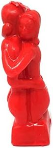 Red 5.75 Inch Lovers Adam and Eve Couple Candle Love Ritual Fall in Love with Me Spell