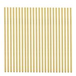 Metal Straws Stainless Steel Straws 50 Pack Bulk 10.5" Reusable Straw Gold Straight for 20 24 30 OZ Yeti Rtic Tumblers (Gold, 50 piece - 10.5 inch-All Straight)