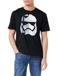 Star Wars Men's Geo Trooper T Shirt, Black, S UK