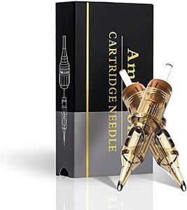 Ambition Premium #12 Standard 14RS Disposable Tattoo Needles Cartridges Supply 14 Round Shader 20Pcs for Professionals and Beginners Tattoo Artists