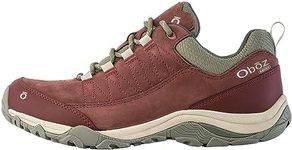 Oboz Women's Ousel Low B-Dry Waterproof Hiking Shoe, Port, 8