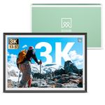 BSIMB Digital Photo Frame 13.5 Inch 3K, Digital Picture Frame Electronic Photo Frame with 32GB 3000 * 2000 IPS Touchscreen, Light Sensor, Dual Band Wi-Fi, Send Photos & Videos via App/Email Instantly