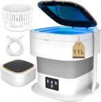 Portable Washing Machine, 16L Mini Washing Machine With Spin Basket, Small Portable Washer Machine Suitable for Underwear Small Clothes Dryer Deep Cleaning for Underwear Washing Machine W45