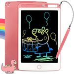 Richgv LCD Writing Tablet for Kids, Girls Toys 2 3 4 5 6 Years Old, Erasable Portable Drawing tablet Educational Toys Doodle Board Travel Game Christmas Birthday Girl Gifts for Toddlers Kids Upgraded