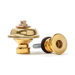 Dunlop SLS1501N Straplok System, Brass, Sachet de 2