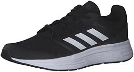 adidas Women's Galaxy 5 Running Shoe, Black White, 4 UK