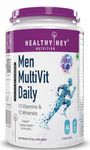 HealthyHey Nutrition MultiVitamin for Men - Multi-Vit Daily - 13 Vitamins & 10 Minerals - 60 Vegetable Capsules