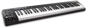 M-Audio Keystation 61MK3 - Clavier MIDI USB 61 Touches Semi-Lestées, Commandes Paramétrables, Molettes Pitch/ Modulation, Connexion Plug-And-Play (Mac/PC) et Logiciel de Studio