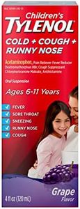 Children's TYLENOL Cold + Cough + Runny Nose Oral Suspension, Grape, 4 Fl. Oz