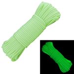 Glow in The Dark Zesty 21 Strand 550 Luminous Paracord - Green Goblin (50 Feet)