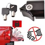 GrteRokky Tailgate Anti-Theft Lock Compatible for Toyota Tacoma 2016-2023 Truck Bed Tailgate Lock with Keys Made by Zinc Alloy - Black