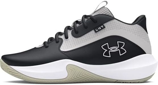 Under Armour Unisex-Adult Lockdown 7 Sneaker, (002) Black/Silt/Distant Gray, 13.5 Women/12 Men