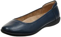 Naturalizer Women's Flexy Ballet Flat, Navy, 10 UK