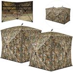 TIDEWE 3 in 1 Hunting Blind See Through (Camouflage)