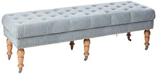 Linon 368254BLU01U Bench, Blue