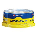 VTM94834 - VERBATIM 94834 4.7GB 4X DVD+RWs, 30-ct Spindle