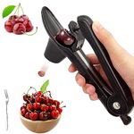 Cherries Pit Cherry pitter tool, Olives Cherry pitter Seed Stone Remover for Making CherryJam Cherries Corer Pitter Tool with Space-Saving Lock Design