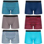 Adore 6 Pairs of Boys Boxer Shorts Super Quality Underwear Boxers, Age 14-15 Years