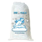 ICE N COLD Ice Bags with Drawstring Closure | 10lb, 300ct/cs | 41 mic Thickness | Portable Storage and Freezer Keeper