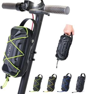 CHICLEW Electric Scooter Bag Storage, Waterproof Scooter Storage Bag with Multicolor Drawstrings, 2L Capacity Scooters Handlebar Bag, Compatible with Scooters, Bikes, Segway Ninebot and NIU