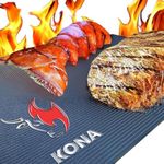 Kona XL Best Grill Mat - BBQ Grill Mat Covers The Entire Grill - Premium Non-Stick 25"x17"