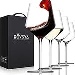 AOOE Red Wine Glasses Set of 4, Cry