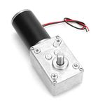 Worm Gear Motor, High Torsion Micro Speed Reduce Electric Gearbox Motor Reversible 8mm Shaft 12V for RC Car Robot Model DIY Engine(12V,10RPM)