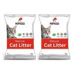 Hipkoo Advanced Natural Clumping Cat Litter Sand|| 99% Dust Free, 10Kg (2 Packs of 5Kg)