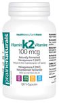 Prairie Naturals Vitamin K2 Mk-7 100mcg helps in the maintenance of bones - 120 Vegan capsules
