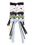 LFOUVRE Tassel Hair Bow Clips for W