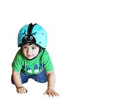 SafeheadBABY Soft Helmet for Babies Learning to Walk - Ladybird Blue