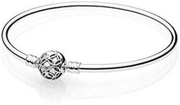 Pandora Women Silver Celebration Bangle - Limited Edition 597137, Sterling Silver