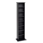 Prepac BMA-0160 Slim Multimedia Storage Tower, Black