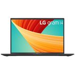 LG gram14-Inch 2023 Intel 13thGen EVO i5-1340P IPS Anti-Glare 16:10/16GB LPDDR5 RAM/512GB SSD/Intel Iris Xe Graphic/WUXGA/Ultra-Light 999gm/Face-login/MIL-STD/RR 60Hz/72Wh/3yr onsite-Warranty