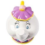 Silver Buffalo Disney Beauty and the Beast Mrs Pot Small Sculpted Ceramic Snack Jar