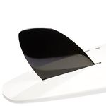 DORSAL Rudder Surf Fins for SUP Longboard Surfboard Center D-Fin 8.5" Black
