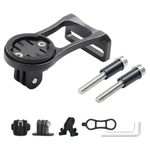 SIGANDG Bike Mount for Garmin Edge, AluminumAlloy Bicycle Extended Handlebar Mount, Out Front Bike Computer Combo Mount for Garmin Edge Gopro (200 500 510 520 800 810 820 1000 1030 Touring)