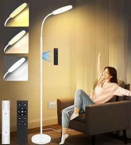 AearKing Tageslichtlampe Stehlampe,10000 Lux UV-freie Lichttherapielampe,tageslichtlampe Lichttherapie mit 10 Farben, 6 Helligkeitsstufen & Timer,Tageslichtlampen Sonnenlicht Lampe mit Fernbedienung