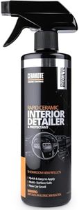 CERAKOTE Rapid Ceramic Interior Detailer and Protectant (14 fl oz.) – Quick and Easy – Multi-Surface Safe – Interior Car Cleaner Spray – Dry to the Touch – Clean and Protect Your Car, Truck, or SUV